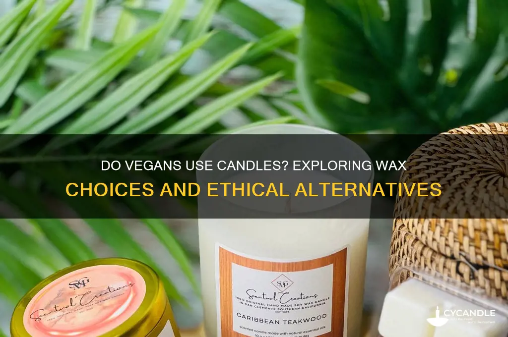 do vegans use candles