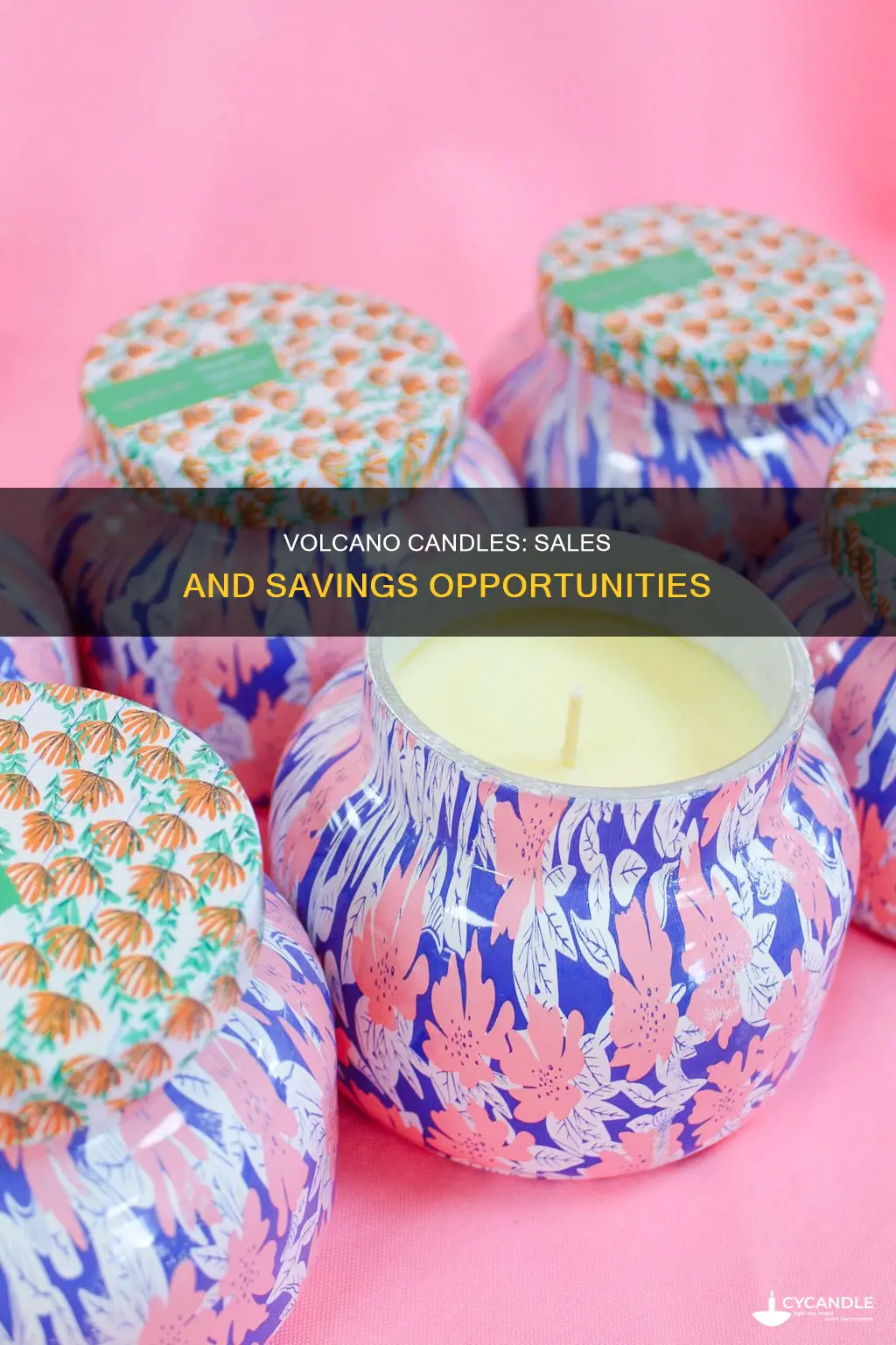do volcano candles go on sale