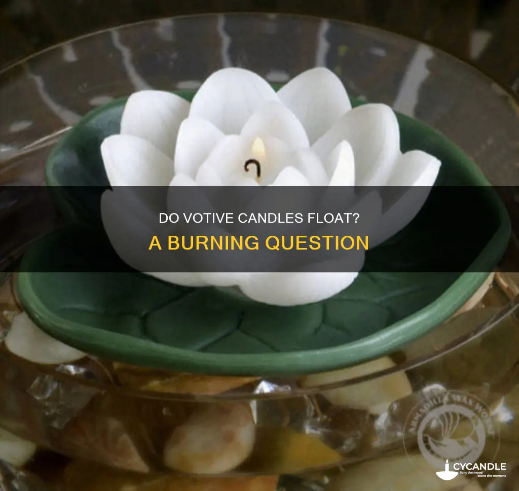 do votive candles float