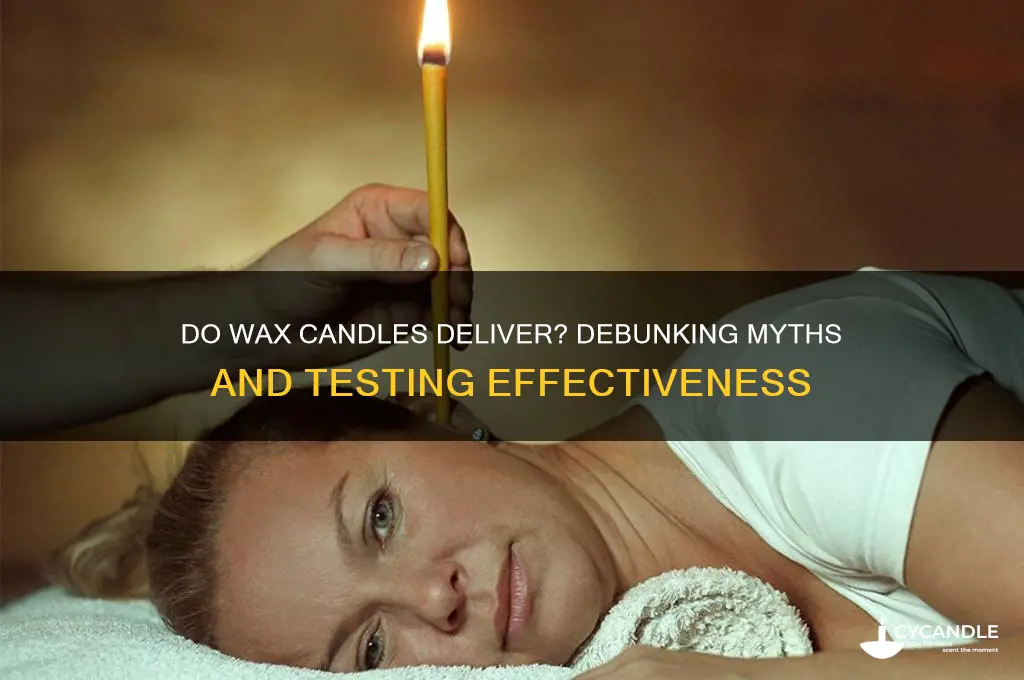 do wax candles actually work