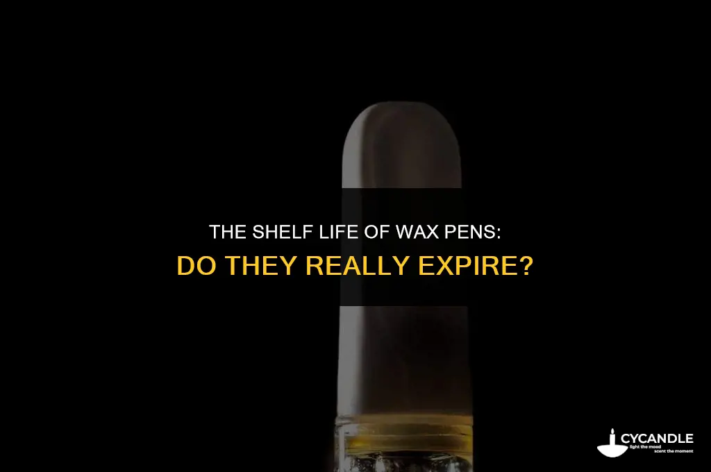do wax pens expire