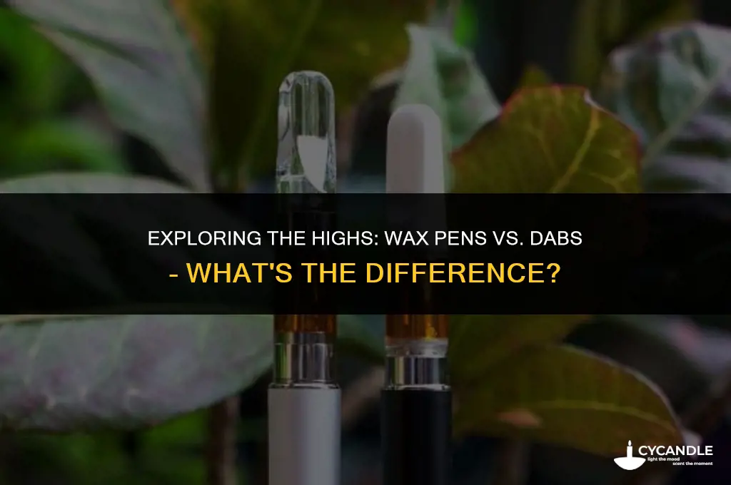 do wax pens get you as high as a dab