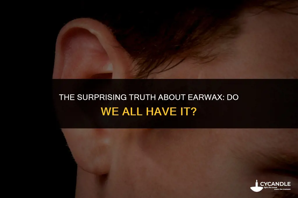 do we all have ear wax