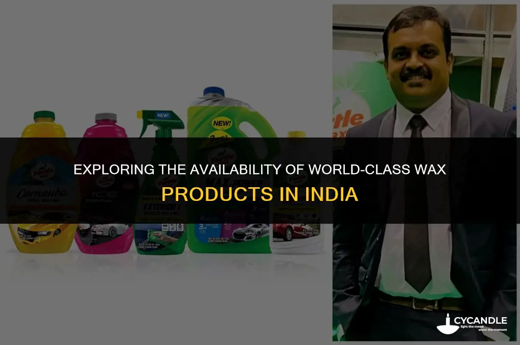 do we get ibiz world class everything wax in india