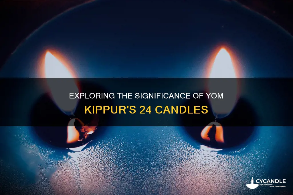 do we need 24 candles for yom kippur