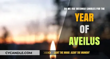 Using Beeswax Candles During the Year of Aveilus: Halachic Insights