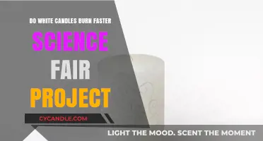 White Candles: Do They Burn Faster? A Science Fair Experiment