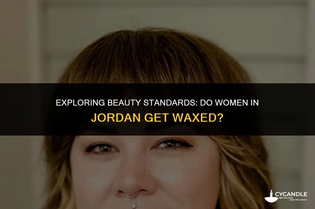 do women in jordan get waxed
