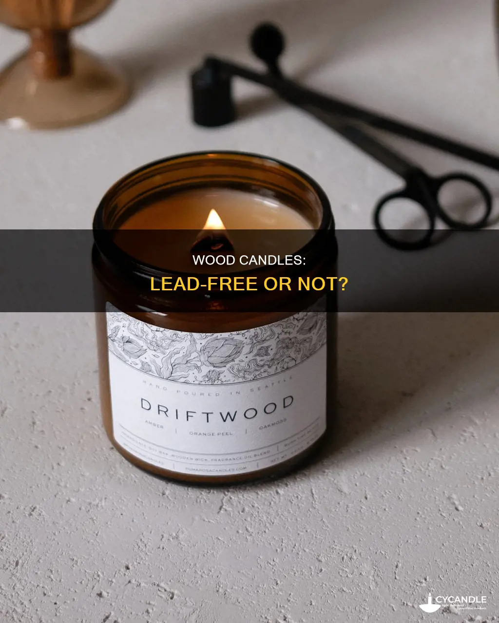 do wood candles have lead
