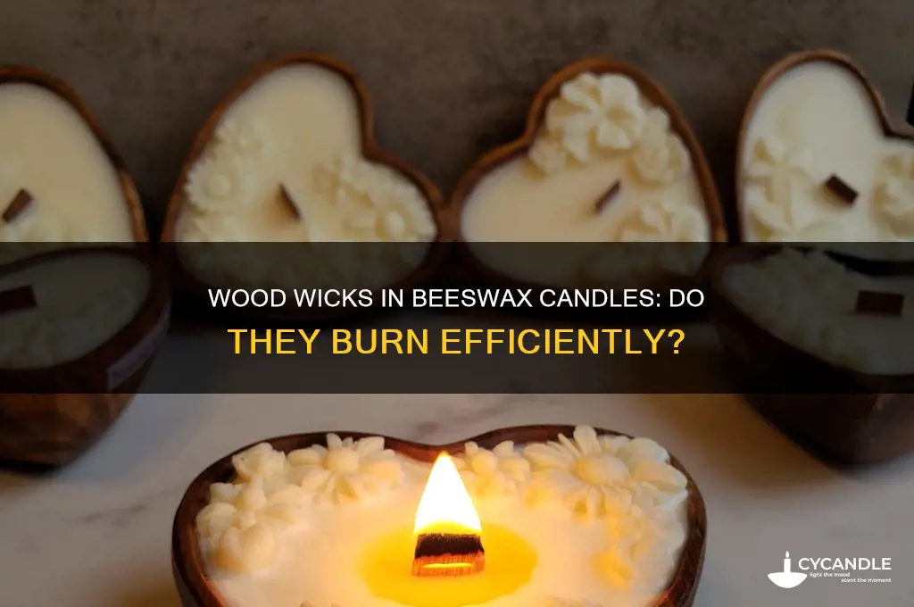 do wood wicks work in beeswax candles