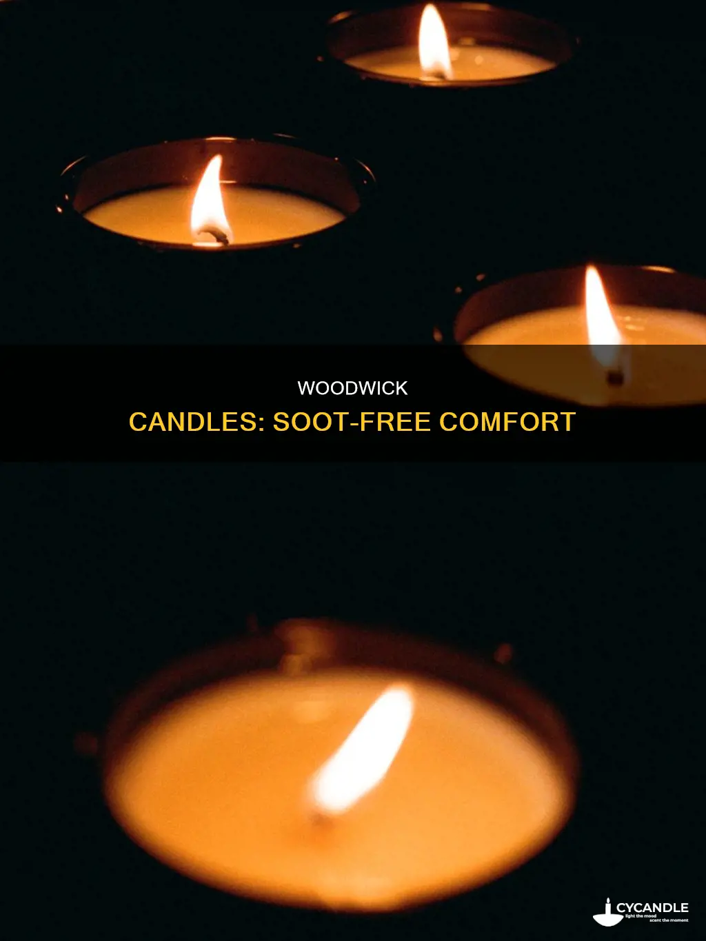 do woodwick candles leave soot