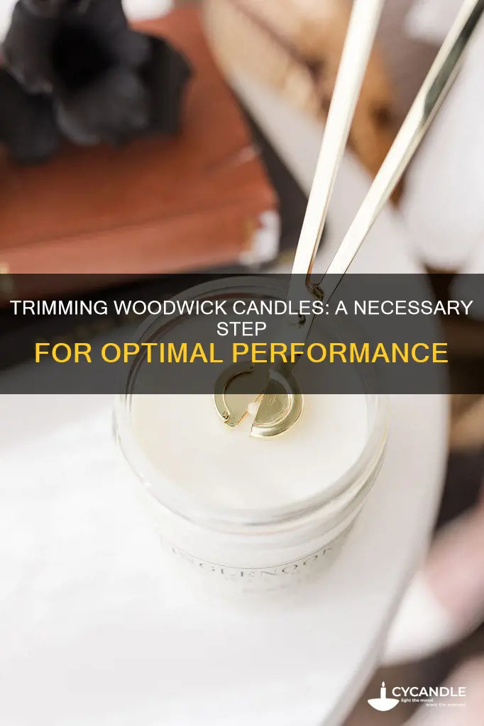 do woodwick candles need to be trimmed