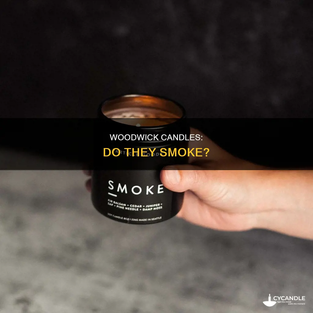 do woodwick candles smoke