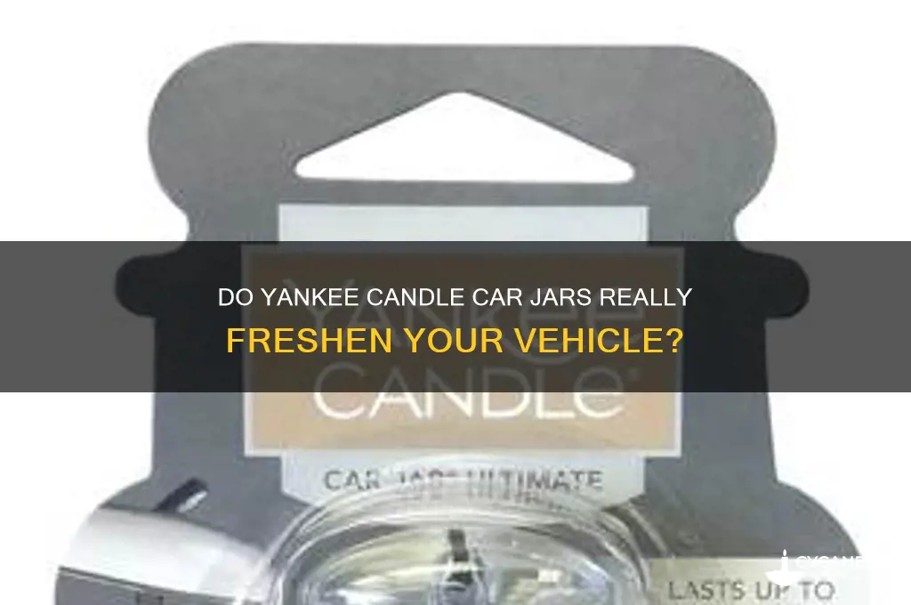 do yankee candle car jars work