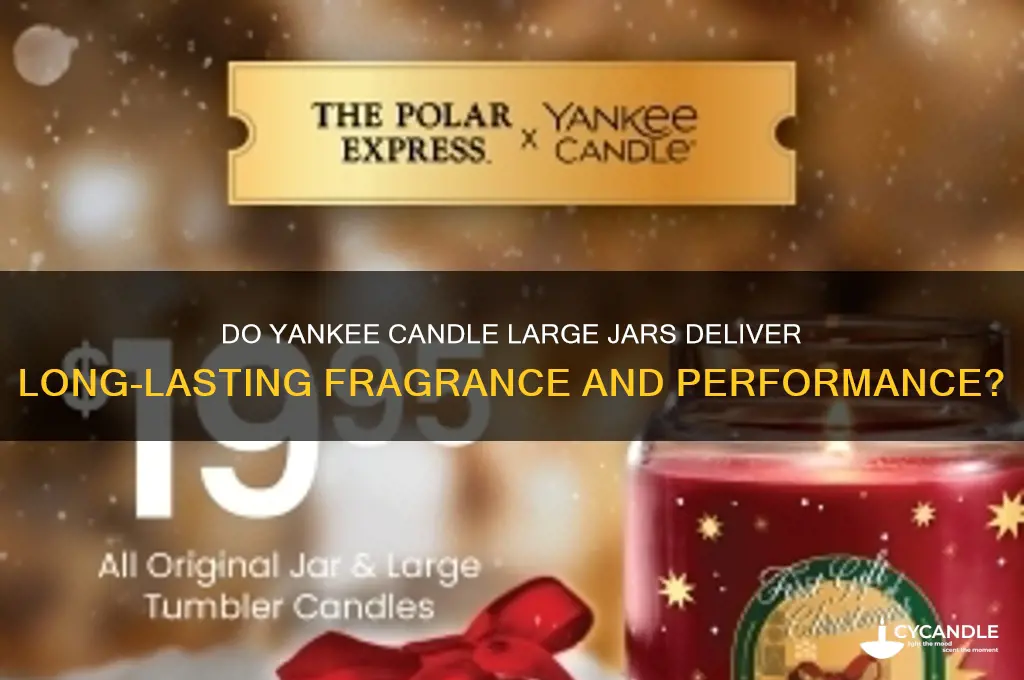 do yankee candle large jar candles work