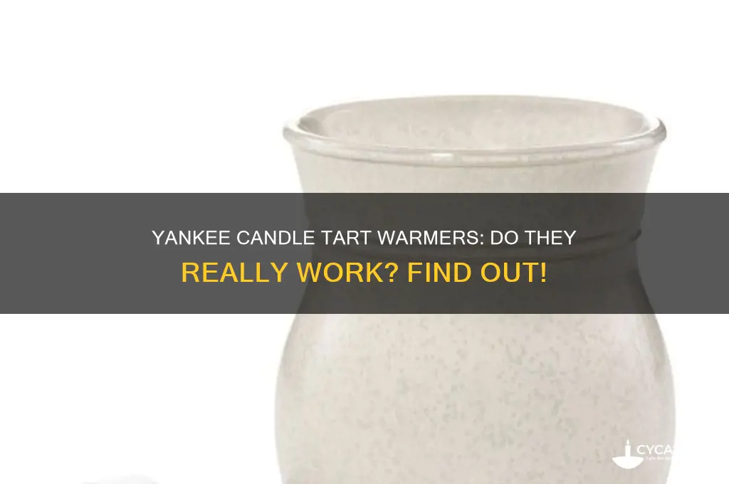 do yankee candle tart warmers work