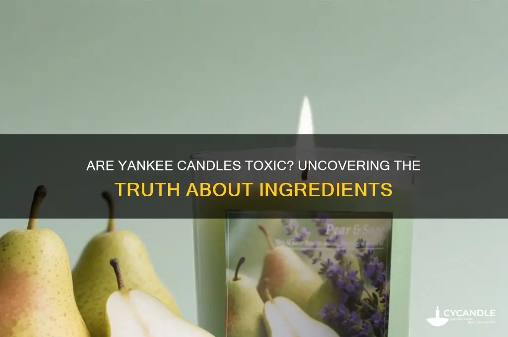 do yankee candles have toxins