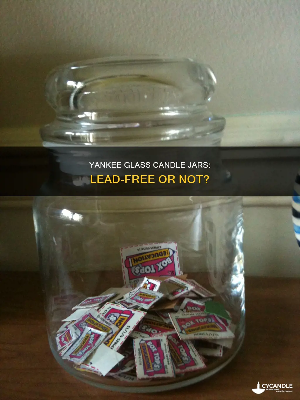 do yankie glass candle jars contain lead