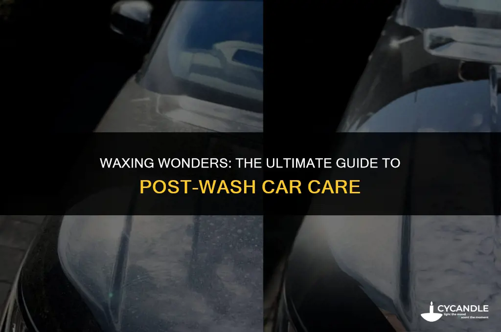 do you apply wax after washing car
