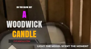 How to Extinguish Woodwick Candles: Blowing or Snuffing?