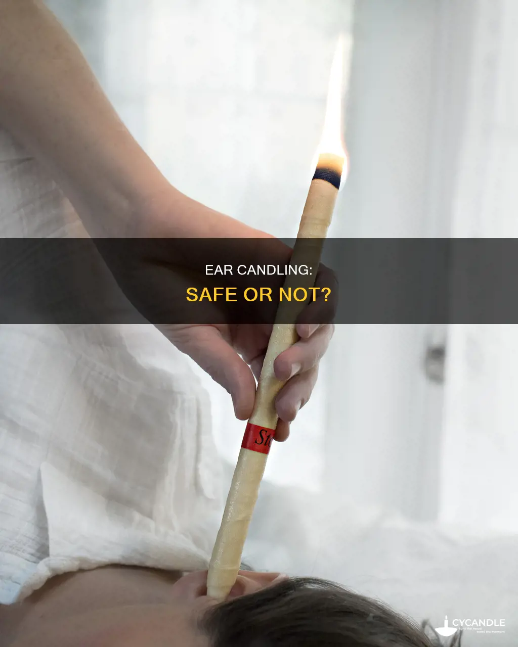 do you blow out an ear candle