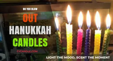 Hanukkah Candles: To Blow or Not to Blow?