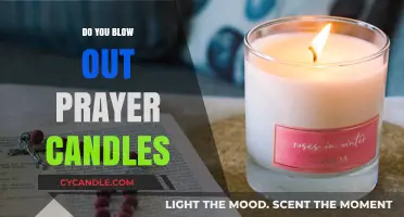 Prayer Candles: To Blow or Not To Blow?