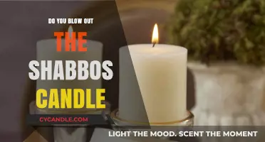 Shabbos Candle: To Blow or Not to Blow?