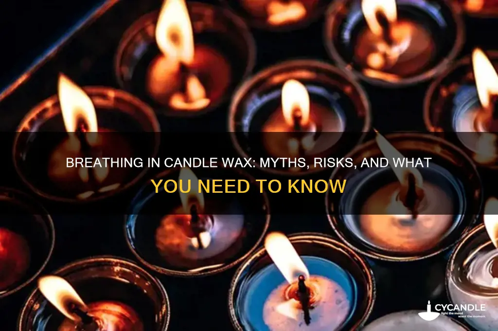 do you breathe in candle wax
