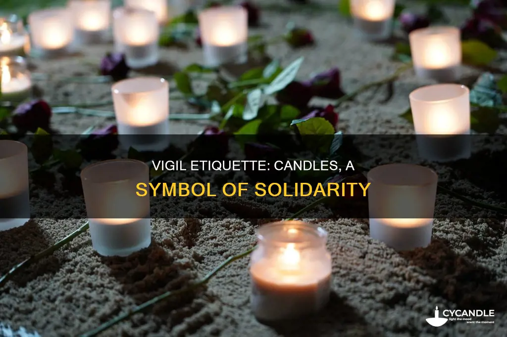 do you bring candles to a vigil