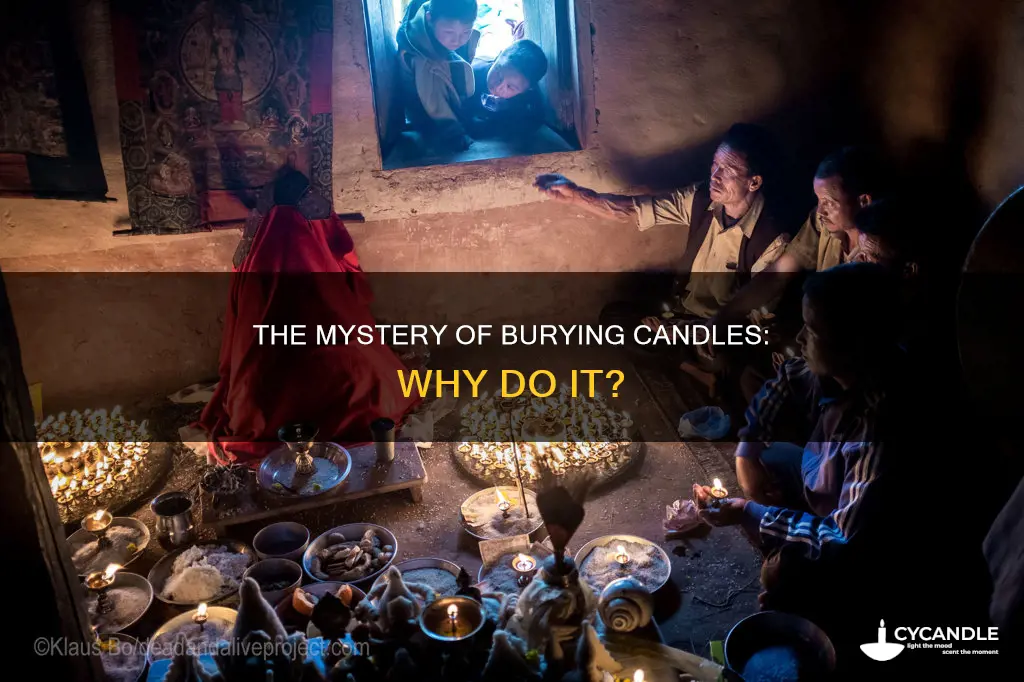 do you bury your candle