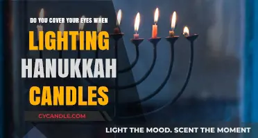 Hanukkah Candle Lighting: Should You Cover Your Eyes?