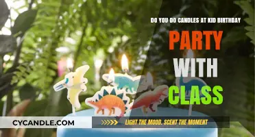 Candlelit Kid's Birthday: Classy or Unnecessary?