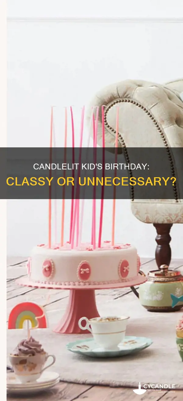 do you do candles at kid birthday party with class