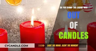 Should You Discard Liquid Wax from Candles? A Burning Question