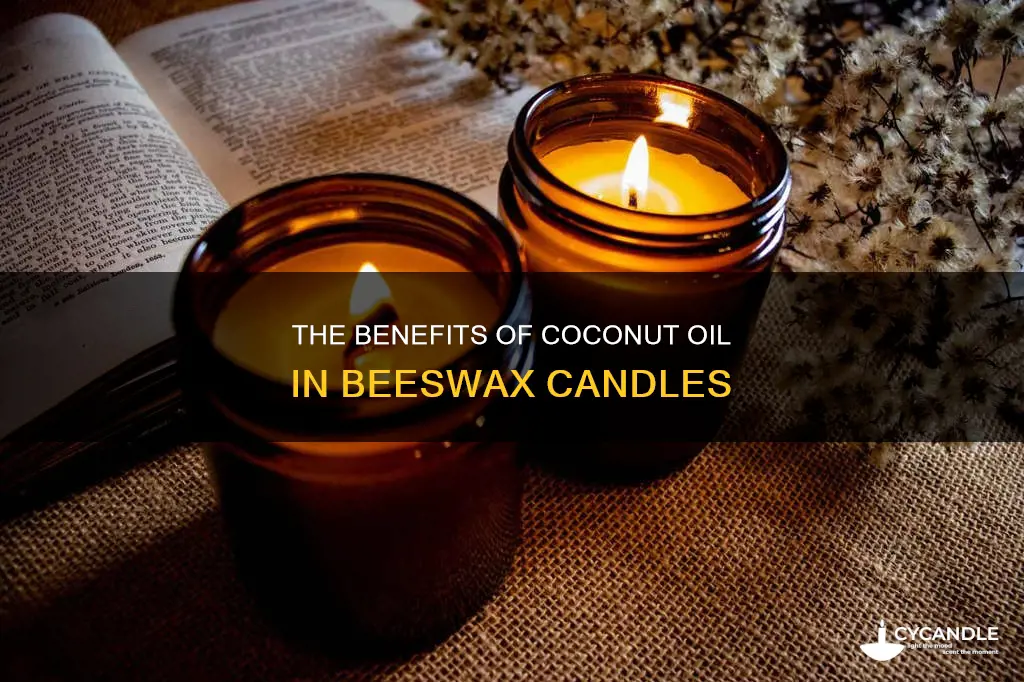 do you have to add coconut oil to beeswax candles