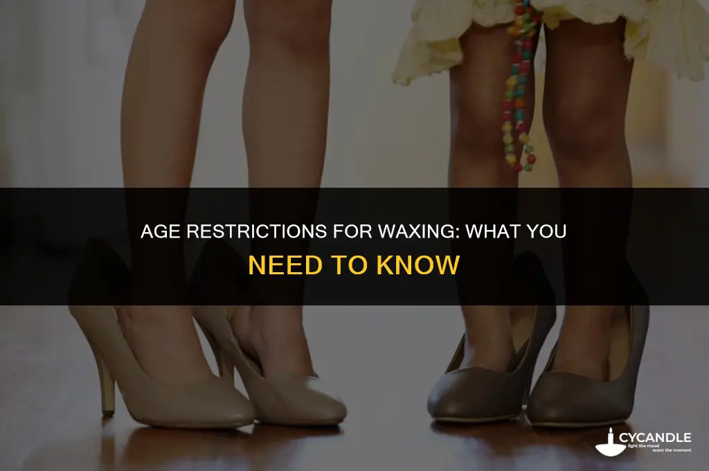 do you have to be 18 to get a wax