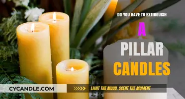 The Benefits of Extinguishing Pillar Candles