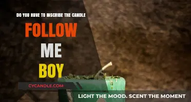Attract Love with 'Follow Me Boy' Inscribed Candles