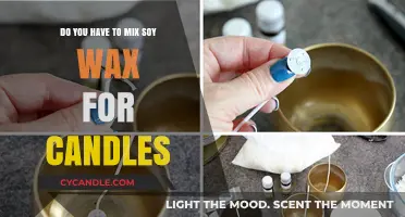 Mixing Soy Wax for Candles: Essential Steps or Optional Technique?