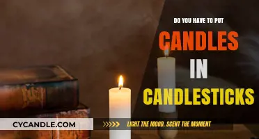 Candles in Candlesticks: A Must or Creative Freedom?