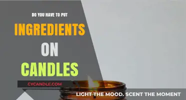 Ingredient Labeling on Candles: Legal Requirements and Best Practices