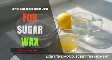 Natural Hair Removal: Lemon Juice and Sugar Wax Alternatives