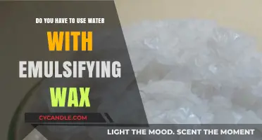 Emulsifying Wax 101: Water Usage and Essential Tips for Beginners