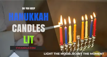 Hanukkah Candles: To Extinguish or Not?
