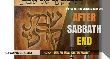 Should Sabbath Candles Burn Out Naturally? A Post-Sabbath Dilemma