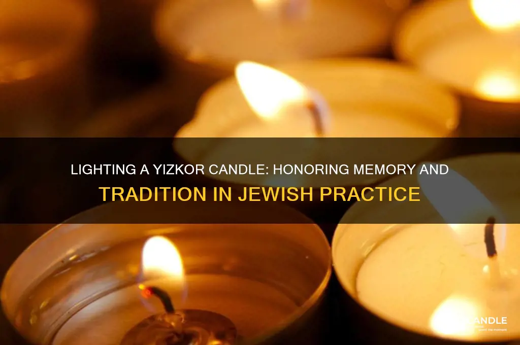 do you light a candle for yizkor