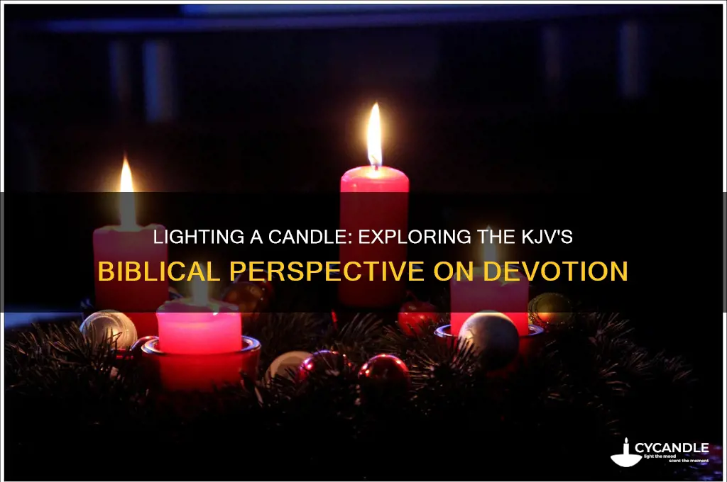 do you light a candle kjv