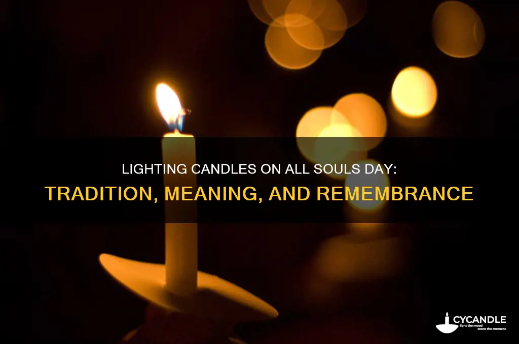 do you light a candle on all souls day