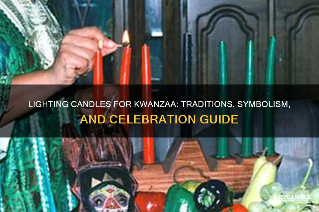 do you light candles for kwanzaa